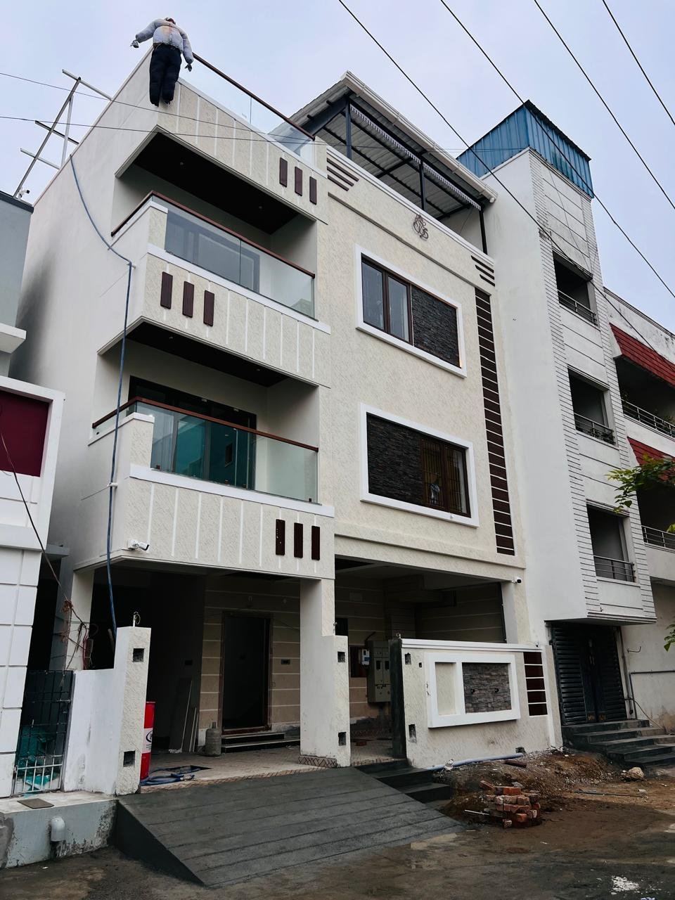 Completed apartment construction in OMR Chennai
