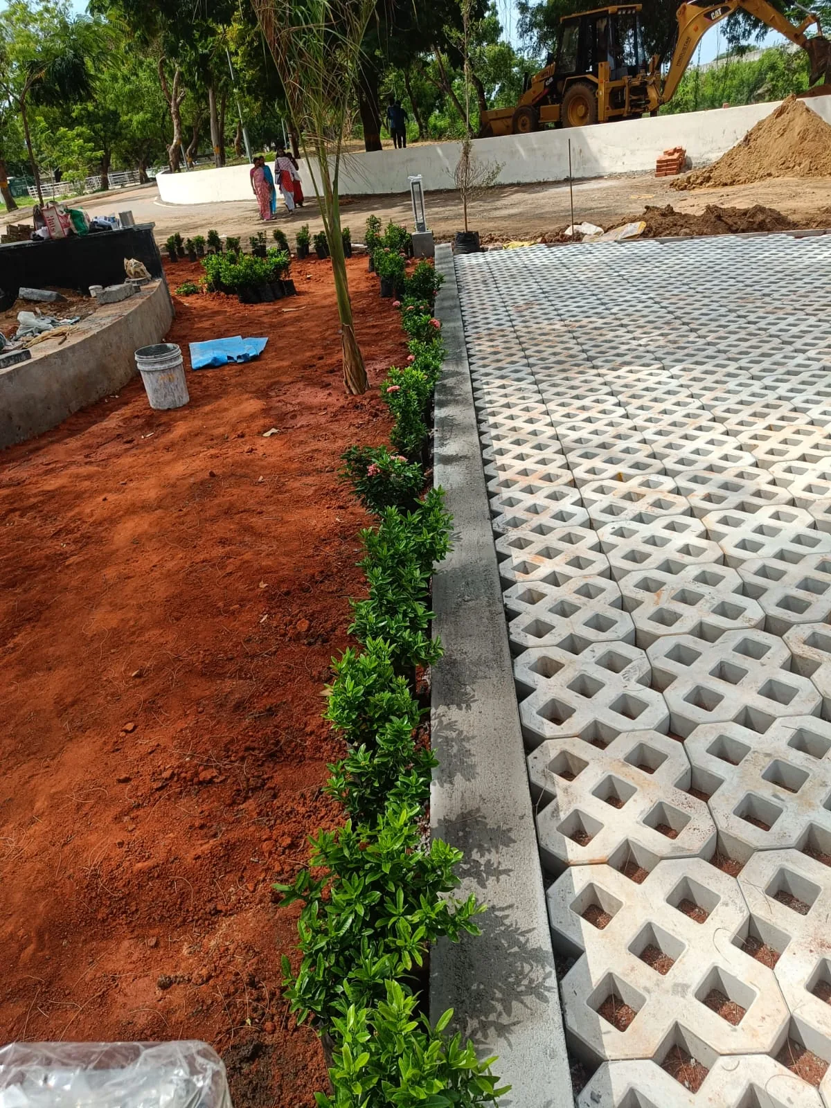 Courtyard and Car Parking in ECR